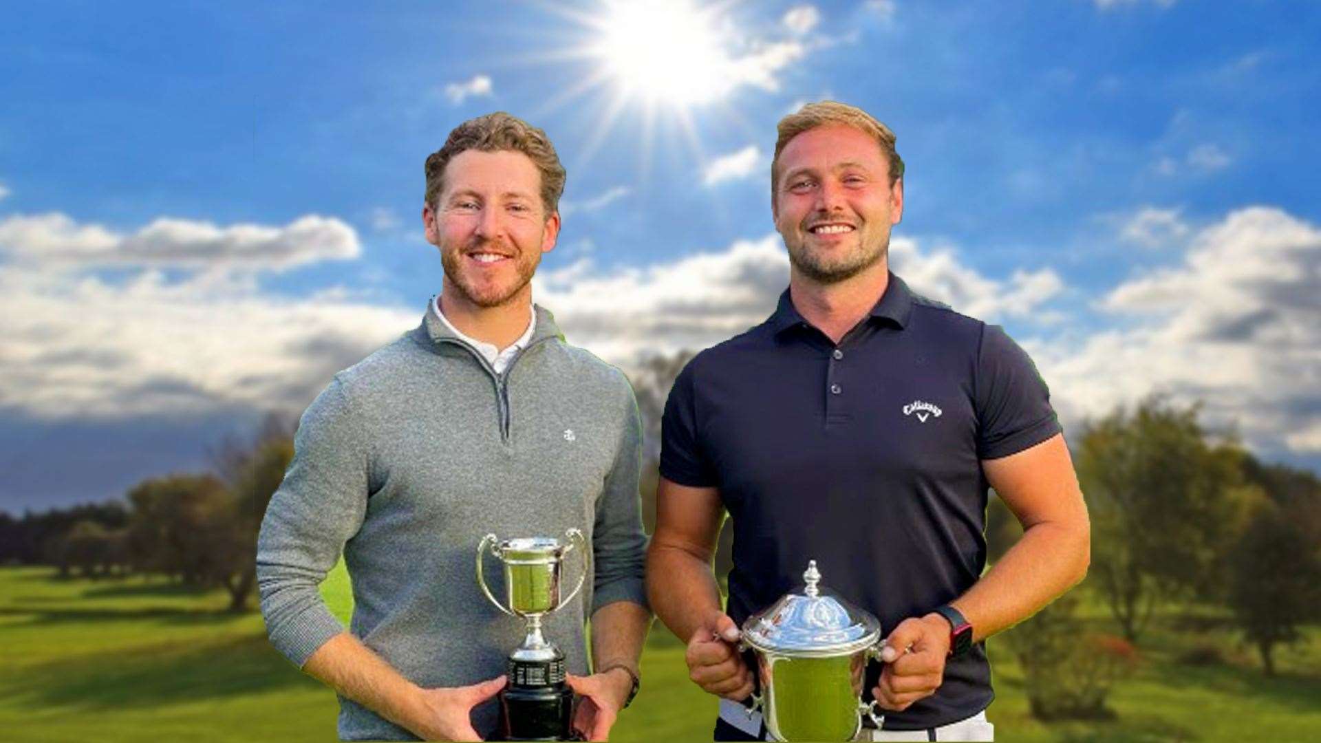 Haverhill Golf Club winners Jack Bartlett and Jack Marsh Picture: Linda Alexander