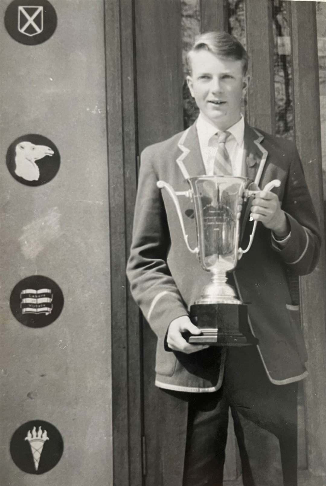 Fraser Urquhart, 1962 Scottish Boys Champion, after defeating S MacDonald (Kirkcaldy High School) 3&2 in the final.