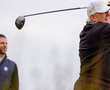 Donald Trump branded 'golf cheat' after 'illegal' move during round | UK | News