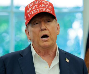 Trump Apparently Has A New Bruise And Karoline Leavitt Has An Explanation