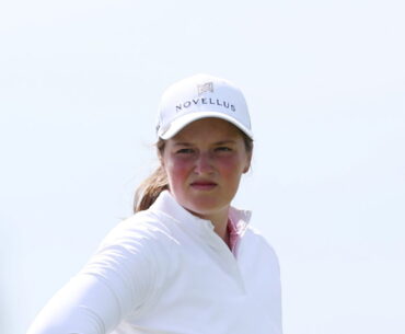 AIG Women's Open: Lottie Woad reacts to rules incident at Royal Porthcawl