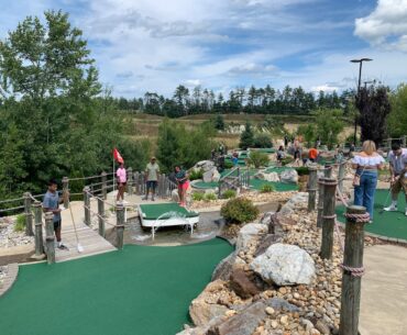 Chuckster’s in Hooksett, N.H., has a sign declaring that it has the world’s longest miniature golf hole.