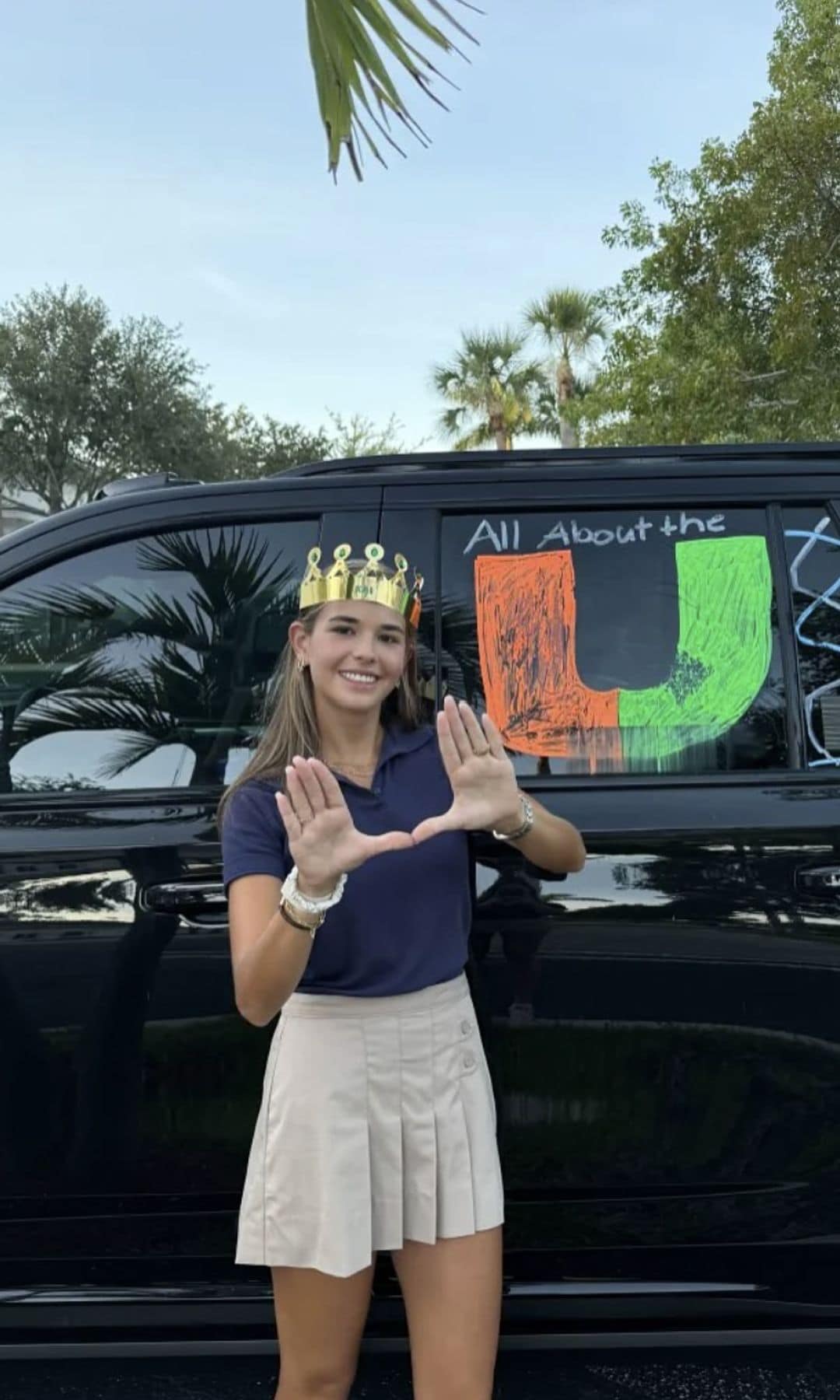 Kai celebrated her future, highlighting the University of Miami, where she'll continue her studies