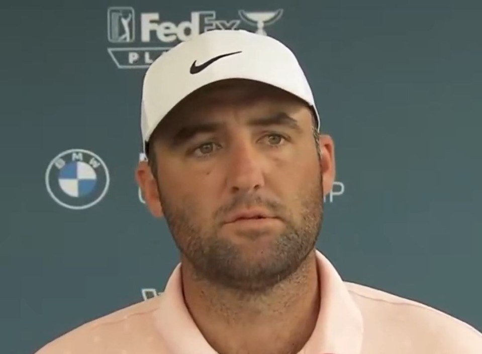 Scheffler threatened to walk out of his press conference ahead of the BMW Championship