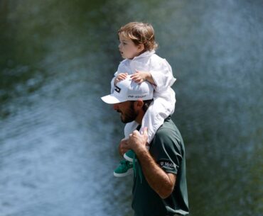 Watch Max Homa's son welcome his dad home in adorable video