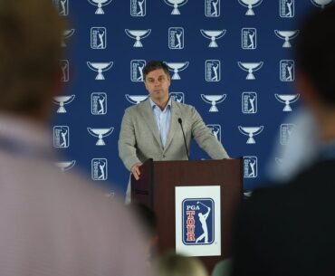 PGA Tour CEO Brian Rolapp names Tiger Woods to competition committee