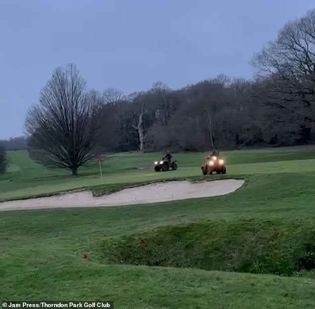 It comes just months after three vandals were filmed tearing apart a highly-ranked course in Reading