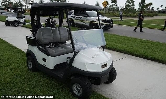 According to investigators, Daniel lost his grip and struck his head on the concrete as the cart, seen here, traveled along a sidewalk