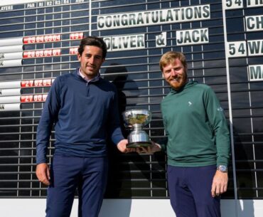 Frances and Chesterman defend PGA Fourball title in thrilling play-off finish