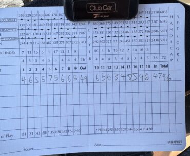 Broke 100 and shot my PB yesterday!
