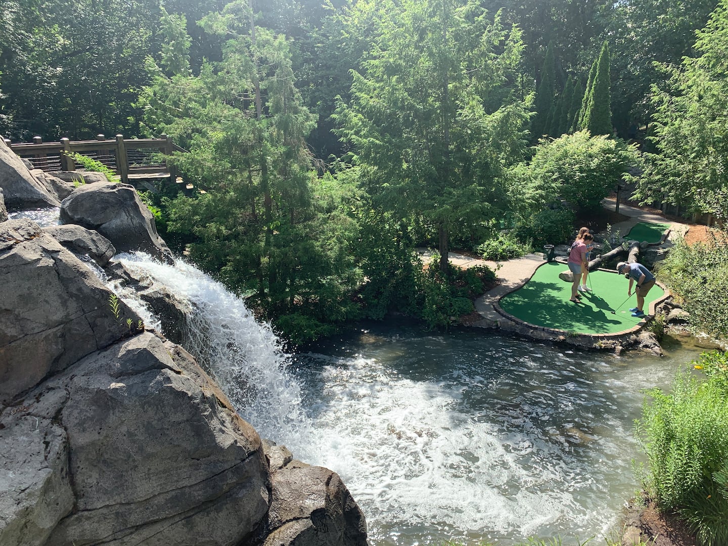 Kimball Farm's mini golf course in Westford.