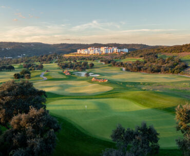 The golf course and Viceroy Hotel at Ombria on the Algarve