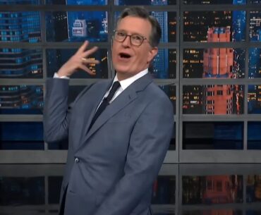 Stephen Colbert Mocks Trump for Cheating on Scottish Golf Course