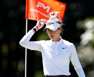 American Nelly Korda, the world's No. 2 player, got in a practice round at TPC Boston in Norton on Tuesday, looking to capture her first win of the LPGA season this weekend at the FM Championship.