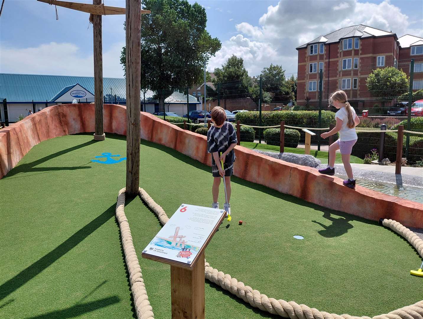 We tried the new Sheerness Shipwreck Adventure Golf