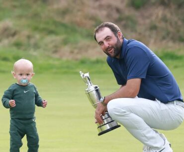 Golf Guy Of The Year - Scottie Scheffler Let Friends Drink Out Of The Claret Jug, Used It To Get His Son Into The 19th Hole At His Home Course