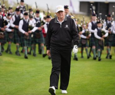 Inside the debt-heavy sand trap of Trump’s U.K. golf course finances