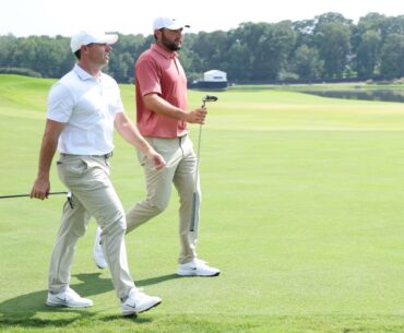 McIlroy behind Scheffler and Henley at East Lake