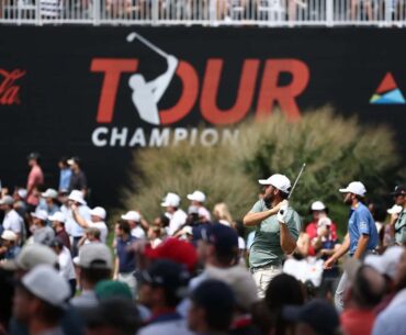 All Heart: Volunteer At The Tour Championship Doesn't Care About Golf Carts Or People, He's Going To Leave It All On The Course To Mark Tommy Fleetwood's Drive