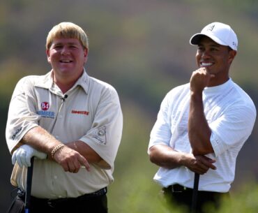 How Tiger Woods and John Daly used to warm up before rounds was completely different