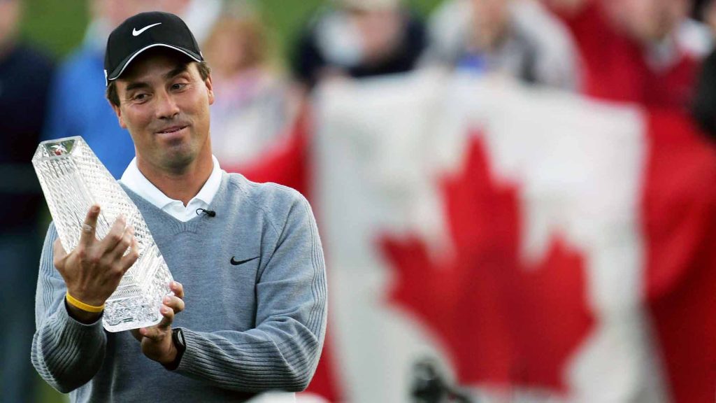 Ames, whose biggest victory was the 2007 Players Championship, has long been proud to represent Canada. (Photo: Ross Kinnaird/Getty Images)