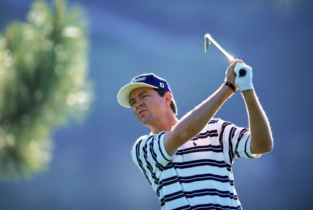 Davis Love III in action at the World Match-Play Championships at the La Costa Resort in 2000