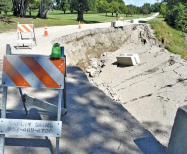 Golf course road collapses – again | News, Sports, Jobs