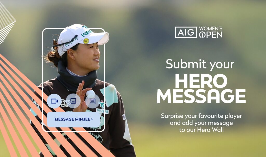 Help your hero’s AIG Women’s Open hopes