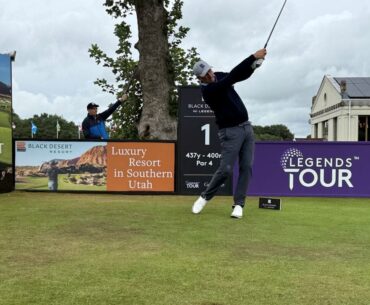 Black Desert's Ryan Kartchner is enjoying the "full Irish experience" at Galgorm