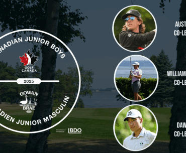 Canadian Junior Boys Championship Round One / Golf Canada
