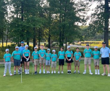Young golfers representing Highland Hts.’ StoneWater Golf Club finish undefeated season