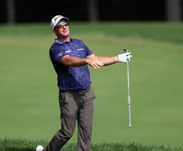 PGA Tour playoffs: Ryan Fox struggles early as lightning sees play delayed