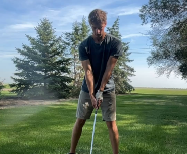 Any tips? Unsure if my hips are rotating properly + if my trail arm is correct in downswing/impact