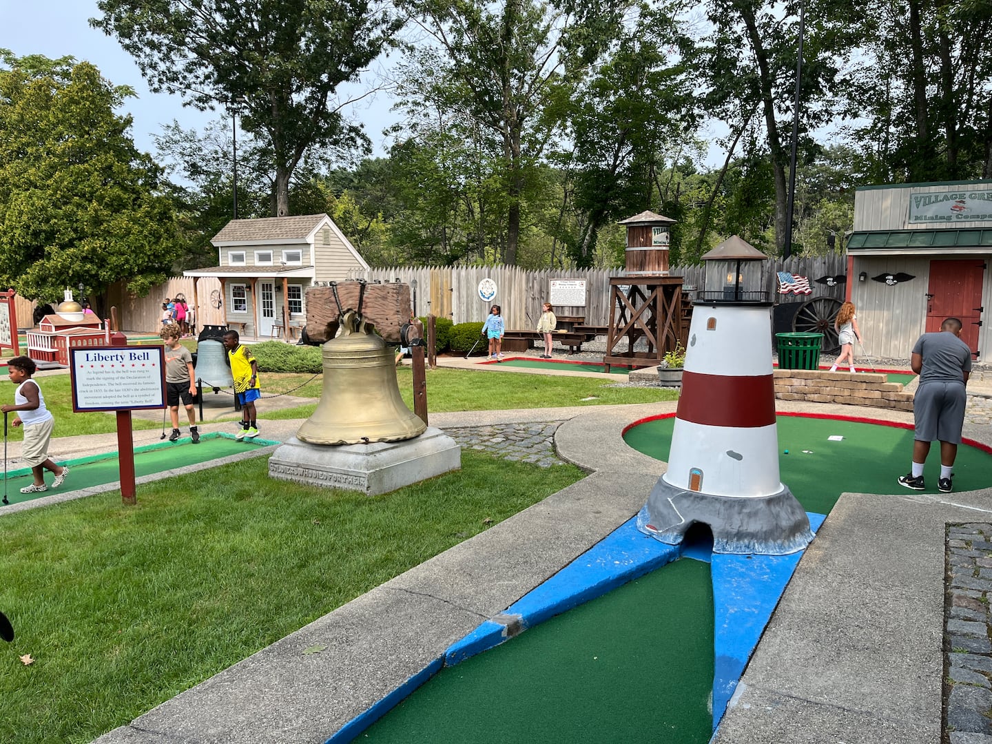 The course at Golf on the Village Green.