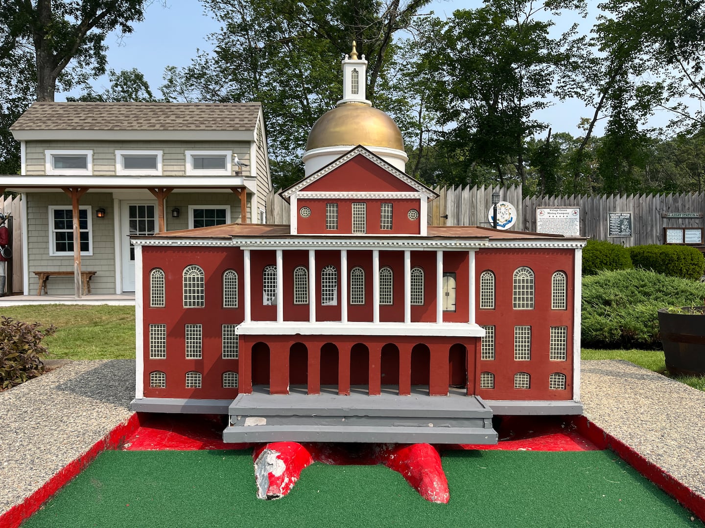 The course at Golf on the Village Green.