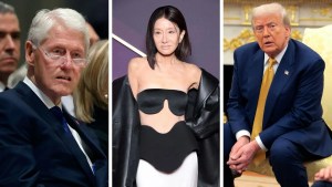 Bill Clinton (Credit: Kevin Dietsch/Getty Images), Vera Wang (Credit: Pascal Le Segretain/Getty Images) and Donald Trump (Credit: Chip Somodevilla/Getty Images)