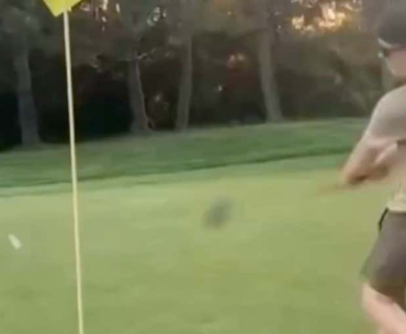 This Is, Without A Doubt, The Greatest Golf Shot That Will Never Count