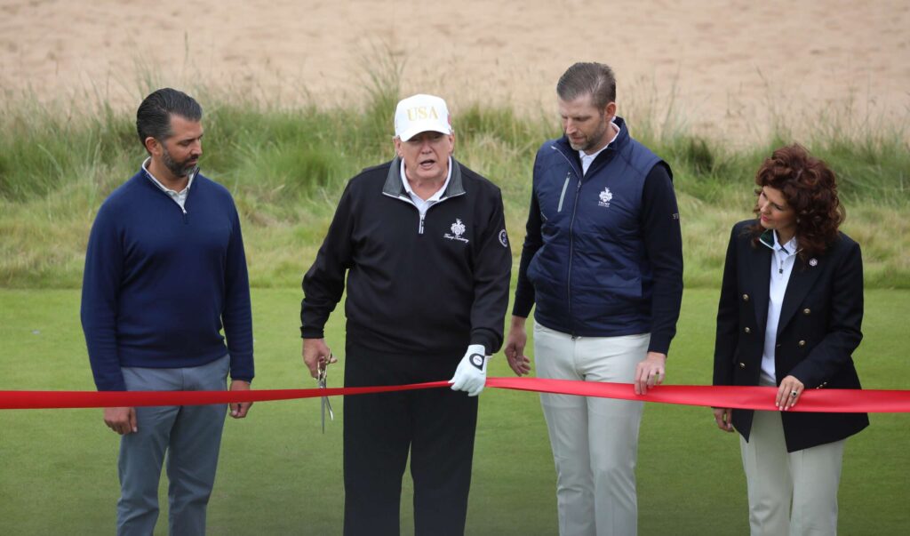 Trump is openly using the presidency to enrich the Trump brand