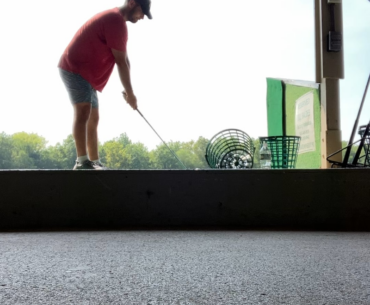 Why was I able to flush the first shot but the second shot is a hosel shank? Both swings feel the same to me..