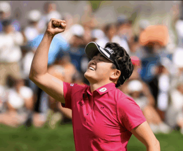 Akie Iwai at the Portland Classic - via Twitter @LPGA