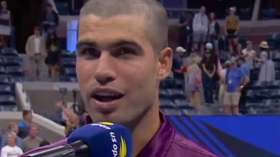 Carlos Alcaraz reached second round in 2025 US Open