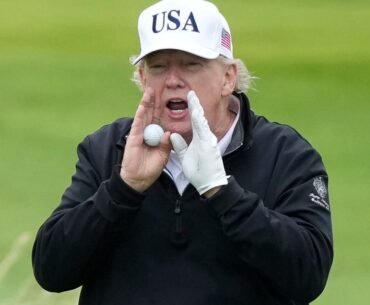 Critics Say Video Catches Donald Trump Cheating Like Hell In Golf Over Weekend