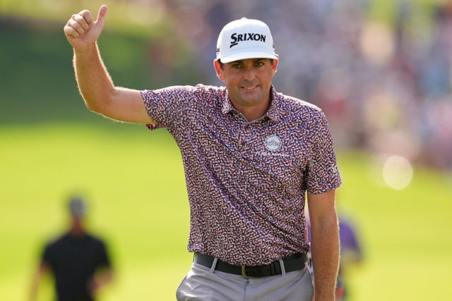 Keegan Bradley on the green