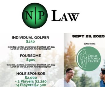 Sept. 29: NP Law Golf Tourney to Benefit Child & Family Center
