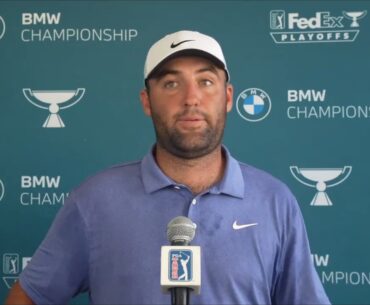 'My goodness' - Scottie Scheffler stunned as reporter throws rival player under the bus