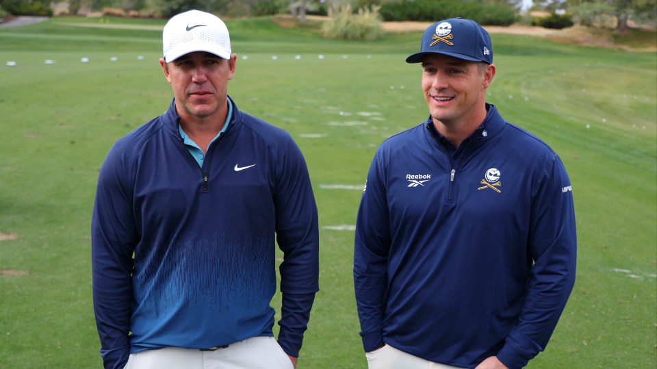 Koepka (L) and DeChambeau have since squashed their beef