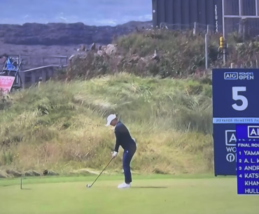 The two best consecutive golf shots you will see today