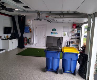 Another retractable garage set up