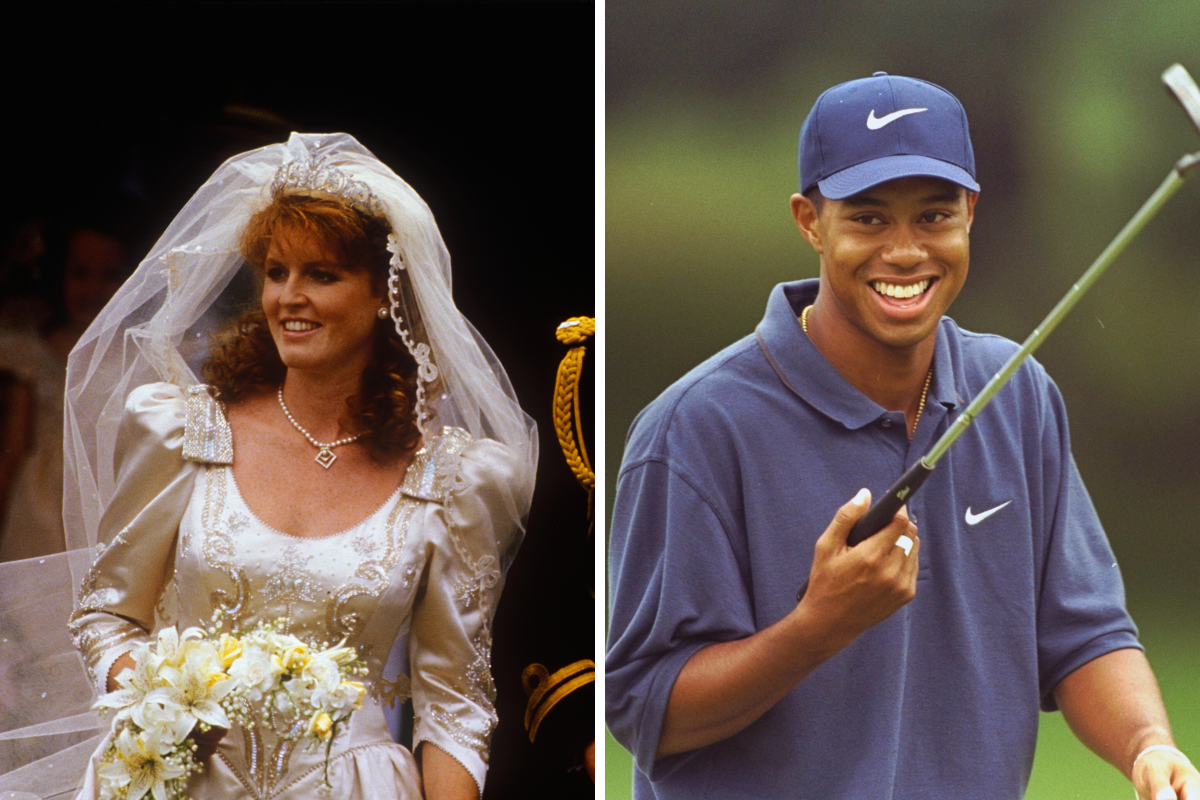 Duchess of York, Sarah and Tiger Woods