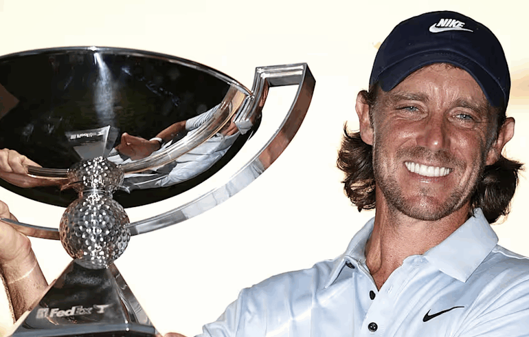 Tommy Fleetwood at the Tour Championship - via @PGATOUR.COM